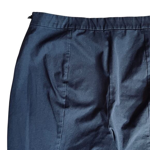 Everlane Women’s 18 Black High Rise Bi-Stretch Work Pant Stretch Ankle Size Zip - Picture 9 of 15